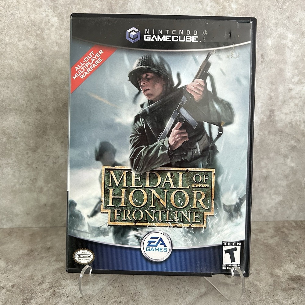 Medal of Honor: Frontline (Nintendo GameCube, 2004) CIB Complete W/ Manual
